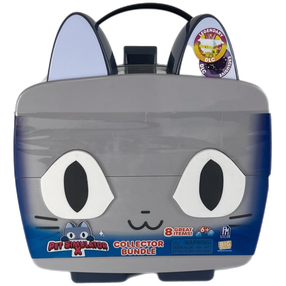 Roblox Pet Simulator X Series 1 Gray Cat Case New Sealed Collector Bundle